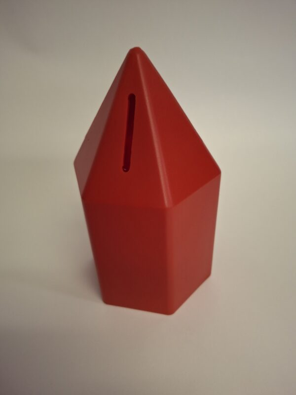 Red Lantern Shape Cash Collection Unit